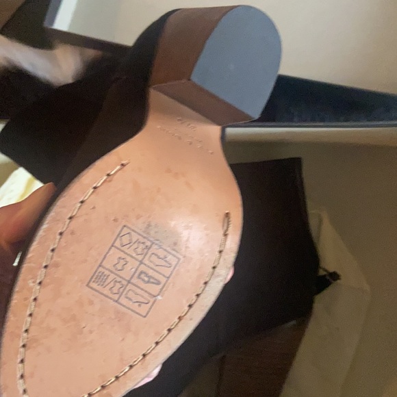 37.5 🔖 RAG & BONE Classic Newbury Canvas Boots Black - Picture 9 of 10